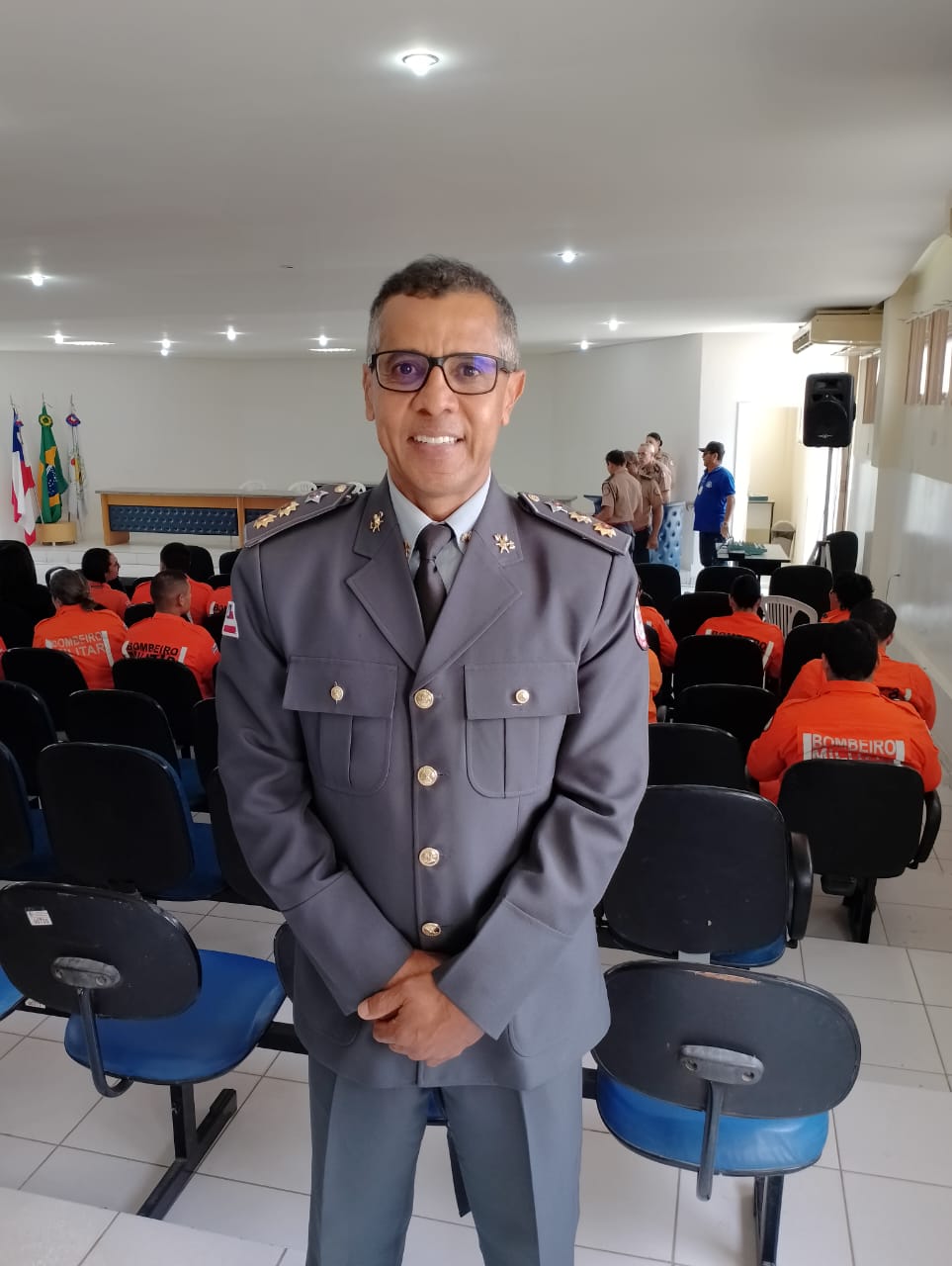 Auditório da Câmara de Vereadores de Juazeiro sedia solenidade de passagem de Comando do 9º GBM